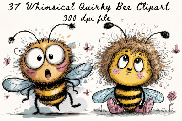 Cute Bee Clipart Bundle Whimsical Bumb: A Practical Resource for Creators and Small Business Owners