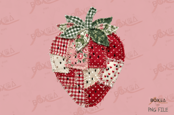 Embracing Nostalgia: The Rise of Patchwork Vintage Quilt Strawberry PNG in Modern Design