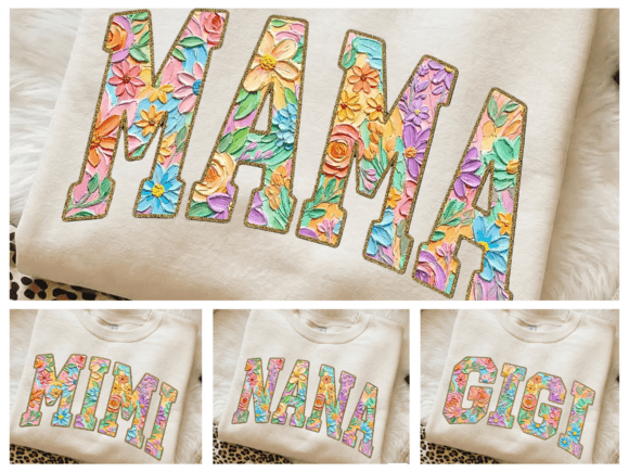 Floral Mama PNG Bundle for Mother’s Day