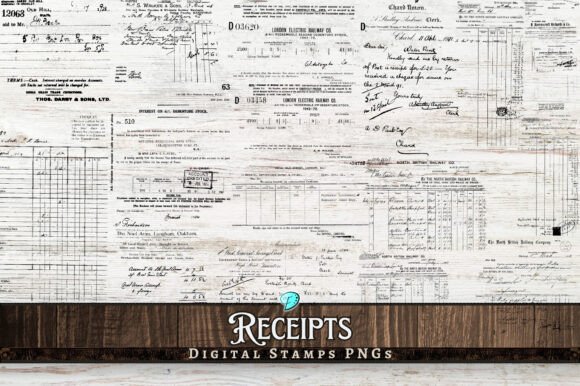 Receipts Digital Stamps PNGs: A Practical Guide for Modern Crafters